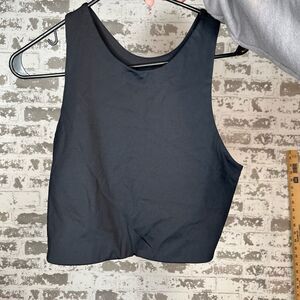 Girlfriend collection | women black sports bra unpadded